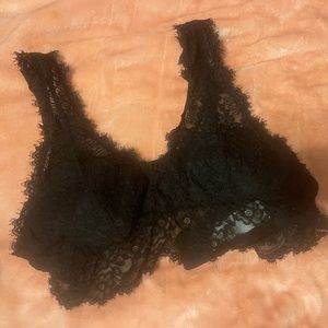 black bralette from aerie